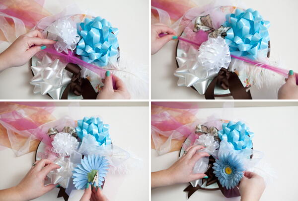 How to make a bridal shower bow-bouquet! Easy steps!