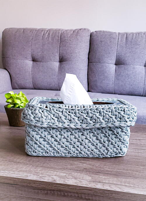 Ripples Tissue Box