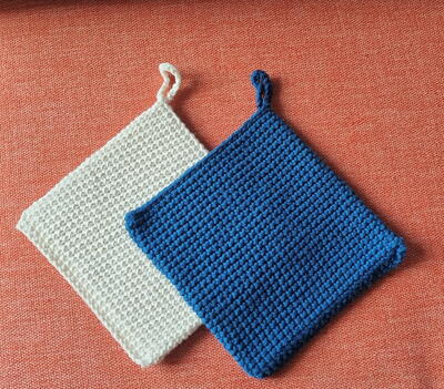 Crochet Potholder – Cross Stitch Crochet