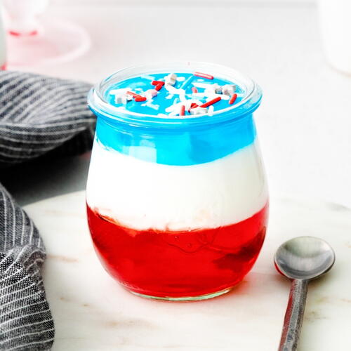 4th Of July Jello Cups
