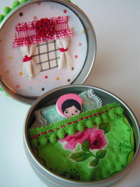 Tin Bedroom Miniature Craft 