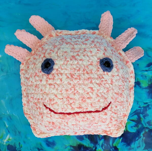 axolotl pillow pet