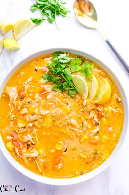 Healthy White Chicken Chili (instant Pot)
