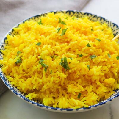 Rice Cooker Turmeric Rice