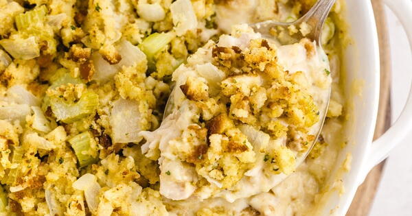 Chicken And Stuffing Casserole