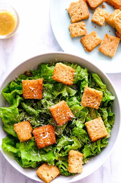 Copycat Caesar Salad Recipe With Caesar Dressing