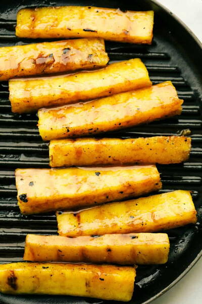 Caramelized Brown Sugar Grilled Pineapple