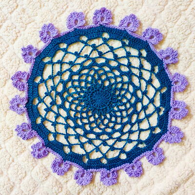 Enchanting Crochet Flower Doily