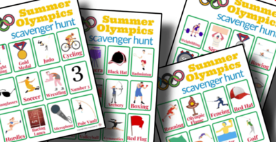 Scavenger Hunt For Kids – Summer Olympics