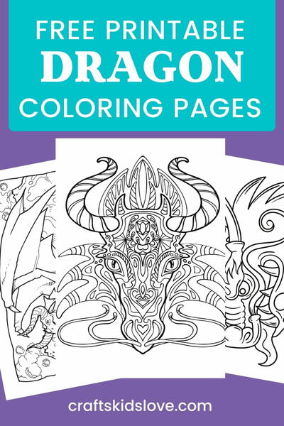 Free Printable Dragon Coloring Pages