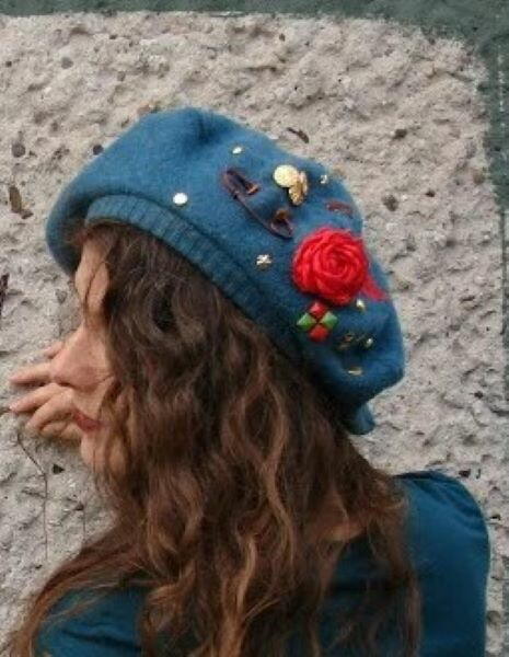 Upcycled Sweater Beret Sewing Pattern
