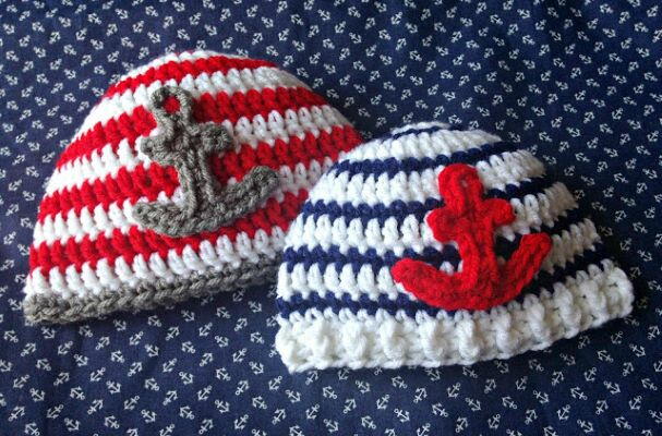 Nautical Baby Hat Crochet Pattern