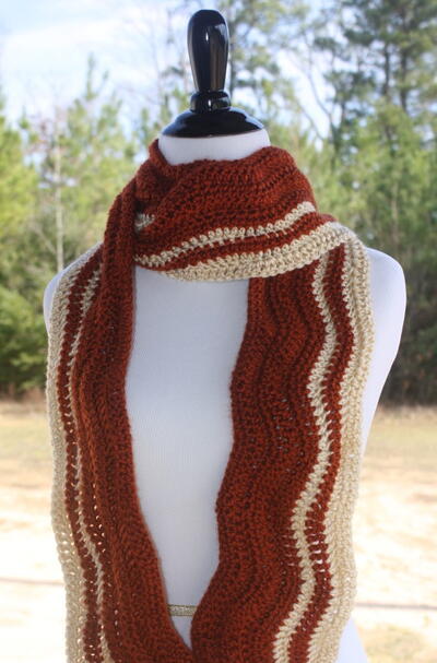 Bacon Crochet Scarf