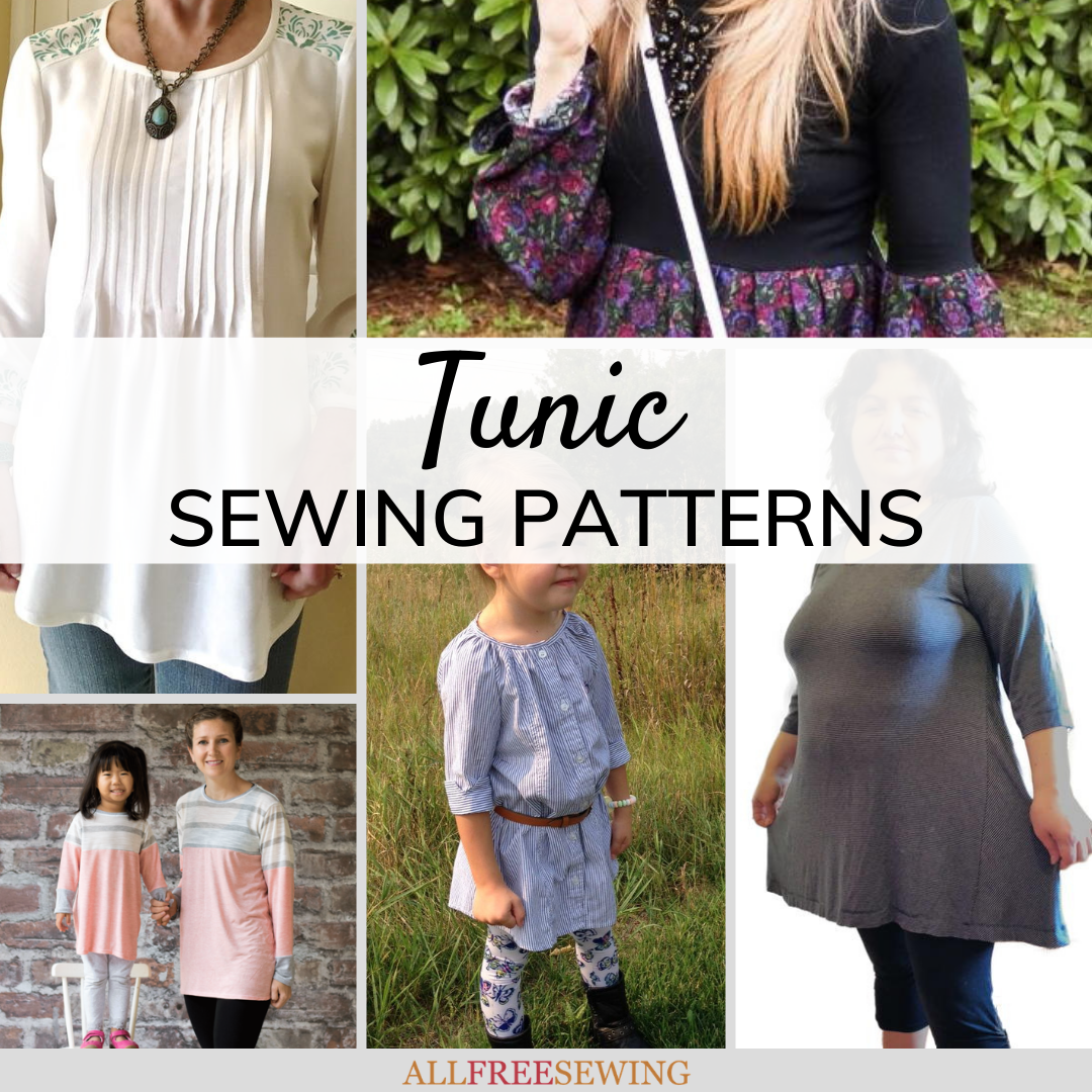 34 Free Tunic Sewing Patterns | AllFreeSewing.com 34 Free Tunic Sewing Patterns | AllFreeSewing.com