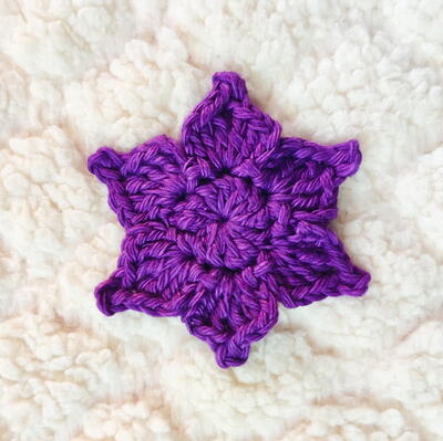 Picot Crochet Flower