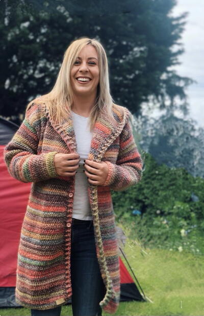 Boho Festival Crochet Hoodie