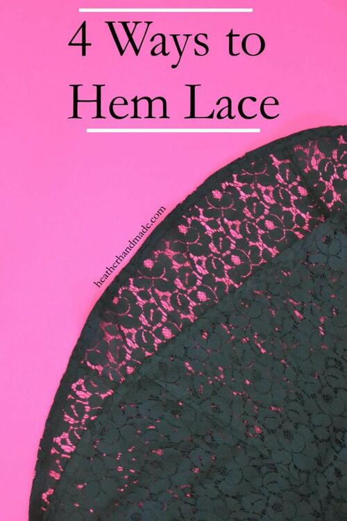 How To Hem Lace