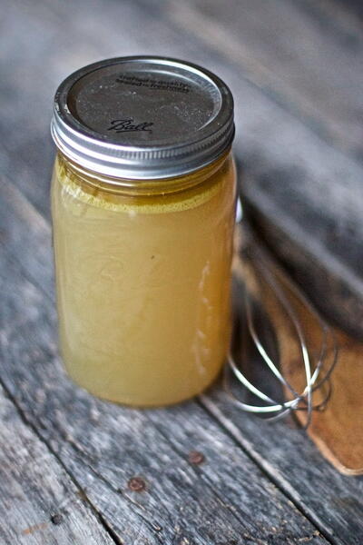 Turkey Stock Recipe. Made From The Turkey Carcass.