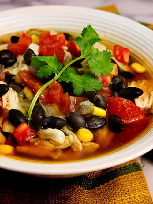 The Best Tex Mex Chicken Soup