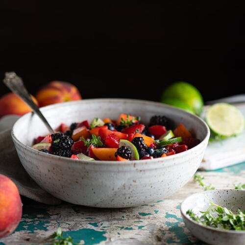 Fruit Salad With Vanilla Pudding | FaveHealthyRecipes.com
