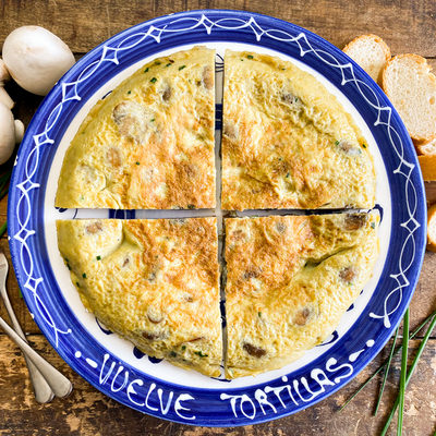 How To Make An Amazing Mushroom Omelette | Tortilla De Champiñones