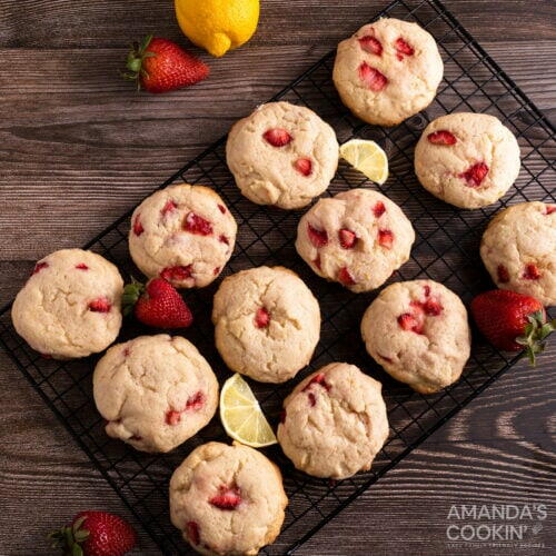 Strawberry Lemonade Cookies