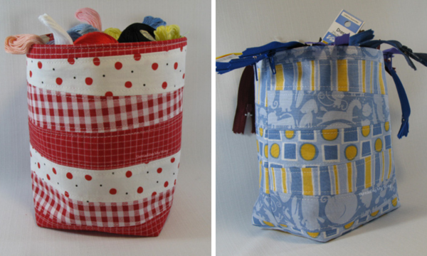 Scrappy Fabric Baskets