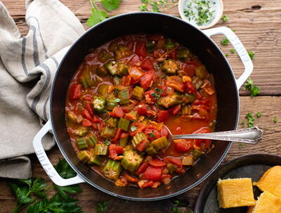 Okra And Tomatoes