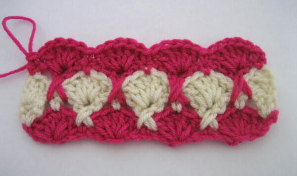 Criss Cross Crochet Shell Stitch Photo Tutorial