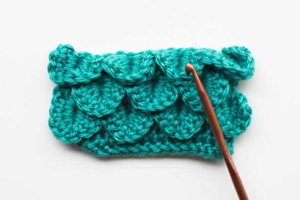 How to Crochet Crocodile Stitch