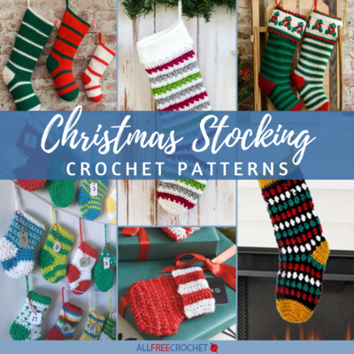 40 Free Crochet Christmas Stocking Patterns