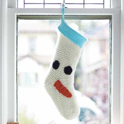 Frozen Friend Crochet Stocking