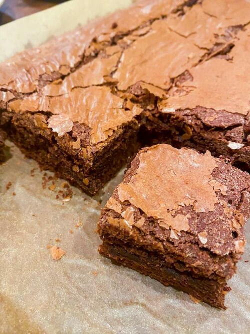 Cardamom  Pink Pepper Brownies