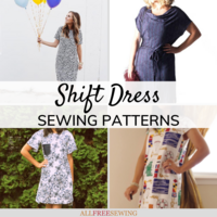 15+ Sewing Patterns for Shift Dresses