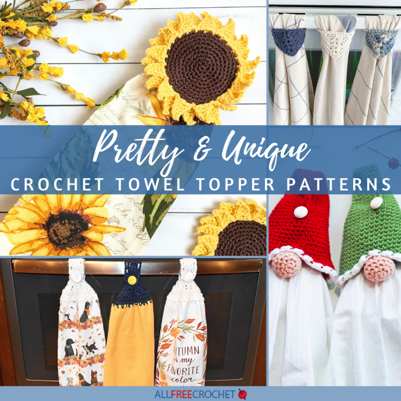 10+ Unique Free Crochet Towel Topper Patterns | AllFreeCrochet.com
