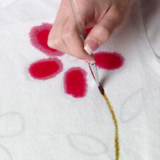 Painting Tie Dye Technique