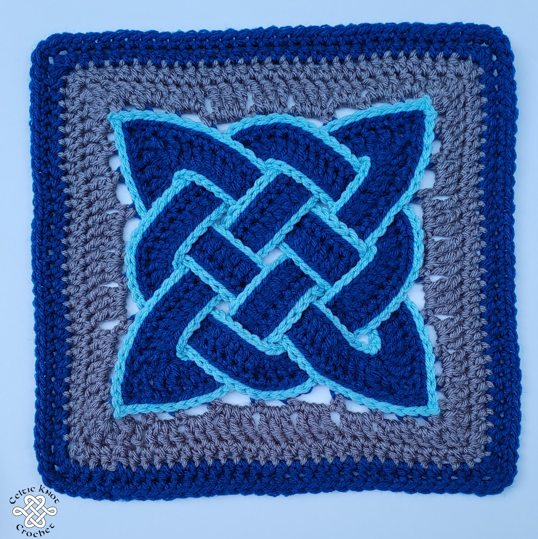 Free Easy Crochet Coaster Pattern - Celtic Knot Crochet