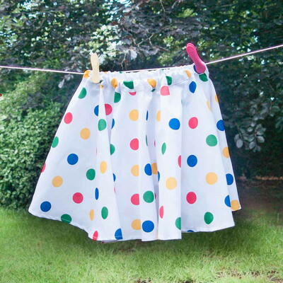 Sew A Twirly Whirly Circle Skirt - Free Downloadable Pattern - Ages 1-7 Years
