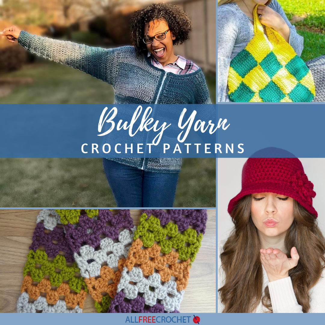 What Is Bulky Weight Yarn?  Knitting patterns, Easy knitting, Yarn crafts  crochet