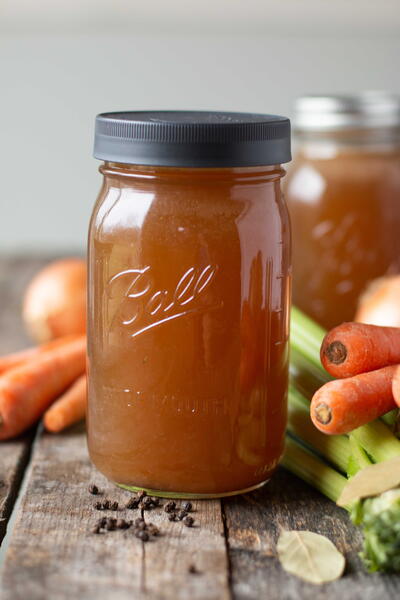 Simple, Homemade Vegetable Stock