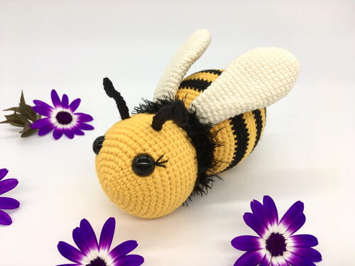 Free Amigurumi Bee Crochet Pattern | AllFreeCrochet.com