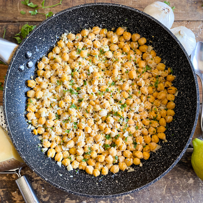 Lemon-garlic Skillet Chickpeas | Easy & Delicious One-pan Recipe