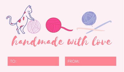 "handmade With Love" Gift Tags