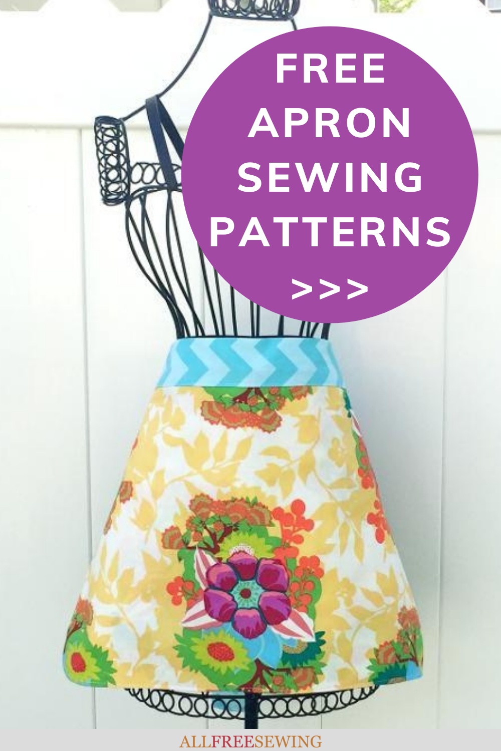 How to Sew an Apron in 10 Minutes (Simple Sewing DIY)
