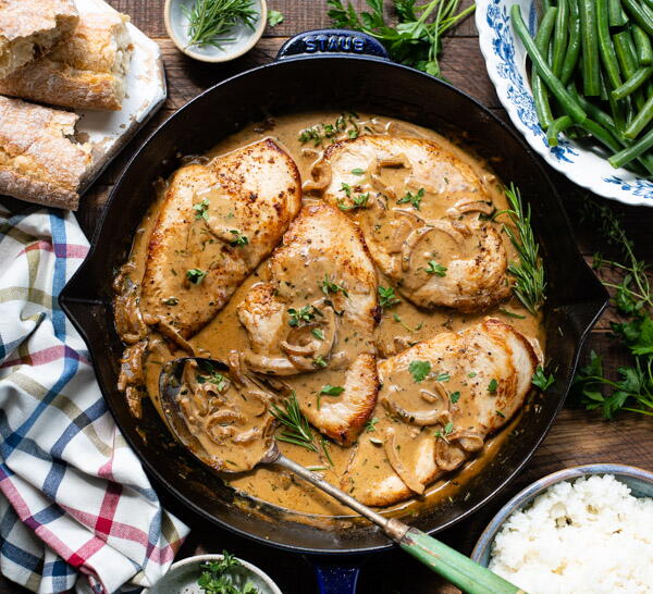 One-skillet Chicken Dijon