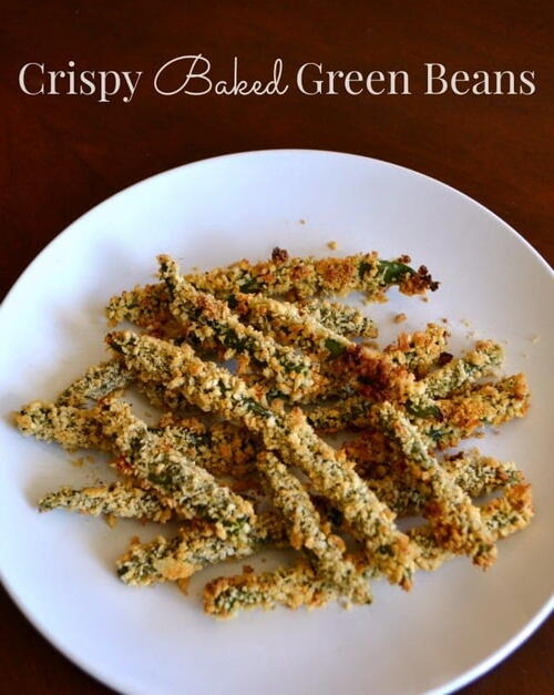 Crispy Baked Green Beans