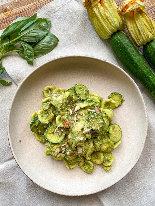 Vegan Courgette Pesto