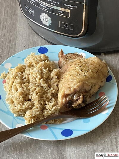 Ninja Foodi Chicken & Rice