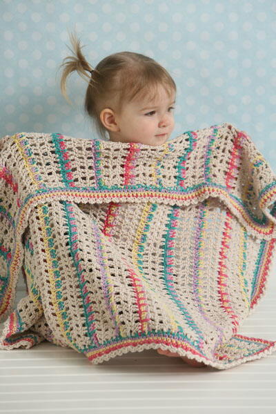 Modern Lace Baby Blanket Pattern