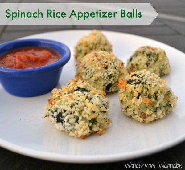 Spinach Rice Appetizer Balls
